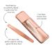 Tweezerman Rose Gold Mini Slant Tweezer with Case - Precision Hair Removal Tool - Buy Online on GoSupps.com