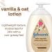 Johnson's Skin Nourish Moisturizing Baby Lotion with Vanilla & Oat | Gentle, Lightweight Body Lotion for Family | Hypoallergenic, Dye-Free | 16.9 fl. oz - Buy Online on GoSupps.com