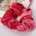 JUSTFOX XXL Velour Velvet Hair Tie Scrunchie - Old Pink Ponytail Holder for All Hair Types - International Shipping - Buy Online on GoSupps.com