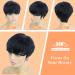 Short Pixie Human Hair Wig with Bangs - Natural Black, Multiple Styles for Cosplay and Party - Buy Online on GoSupps.com