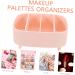 Angoily Makeup Storage Box | Lipstick Organizer & Eyeshadow Palette Holder - Pink Vanity Organizer Tray 20.6X20X8.6CM - Perfect for Drawers & Desktops - Buy Online on GoSupps.com