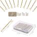 Buy 150 Wave Shape Hairpins | Gold Metal Bobby Pins Set for Girls & Children | Hair Accessories for Salons - Buy Online on GoSupps.com