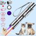 Cat Laser Toy, Dog Laser Pointer for Interactive Toys for Indoor Cats Dogs, Long Range 7 Modes Lazer Projection Playpen for Kitten Outdoor Pet Chaser Tease Stick Training Exercise,USB Recharge