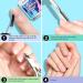 FANDAMEI Nail Cuticle Softener & Remover Set | Professional Manicure Pedicure Kit with 12ml Softener, Nippers, Pusher - Buy Online on GoSupps.com