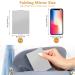 Buy Laeeyin Travel Mirror - Ultra-Thin Pocket Cosmetic Mirror for Makeup Shaving & Camping (11.5x8cm) - Durable & Foldable - Buy Online on GoSupps.com