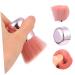 NOLITOY Mushroom Head Makeup Brush | Fluffy Face Powder & Cheek Brush | Triangle Body Brush | Portable Pink Beauty Tool - Buy Online on GoSupps.com