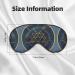 Unisex Math Geometry Calculus Sleep Mask - Double-Sided Eye Mask for Sound Sleep & Skin Care - Buy Online on GoSupps.com
