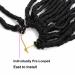 24 Inch Faux Locs Crochet Hair | Soft Goddess Locs Crochet Braids | 6 Packs Pre-looped Extensions | for Women (24 Inch 1B) - Buy Online on GoSupps.com
