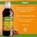 Ponti Organic Balsamic Vinegar of Modena IGP Glaze - 2x250g | Ideal for Meat, Fish & Vegetables | Sweet & Sour Flavour | Decorate Desserts - Buy Online on GoSupps.com