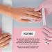 New* JND Professional Salon Grade Double Sided Emery Board Nail Files Buffer Polisher Natural Manicure Pedicure Acrylic Gel Nails (10Pack) (100/180) 100/180 10.0 - Buy Online on GoSupps.com