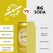 Betty Buzz Sparkling Meyer Lemon Club Premium Soda by Blake Lively | 12 x 330ml Cans | Natural Flavors & Sweeteners | Clean Ingredients - Buy Online on GoSupps.com