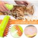 Cat Steam Brush Steamy Cat Brush - 3 in1 Pet Steam Brush Steam Brush for Dogs & Cats Multifunctional Cat Grooming Brush Pet Massage Comb Pet Hair Removal Comb (green) - Buy Online on GoSupps.com