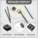 Universal Makeup Sharpener Set - 2 Precision Blades for Kohl Eyebrow & Lip Pencils - Ideal for On-the-Go Cosmetics - Buy Online on GoSupps.com