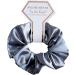 amangul Bridesmaid Hair Scrunchies Thick Updo Satins Scrunchies Bridal Shower Wedding Hair Rope Scrunchy Women Ponytail Holder(Dark Grey) - Buy Online on GoSupps.com