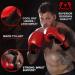 WARLORD Muay Thai Gloves 16 oz Red | Boxing Equipment for Men and Women | MMA Kickboxing Heavy Bag Training Gloves - Buy Online on GoSupps.com
