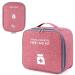 Zimohe 2PCs medication bag empty medicine storage bag large capacity of waterproof storage boxes for house auto office camping hunt travel rosa