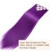 SEGO Clip-in Hair Extensions - Dark Purple 66cm 140g 8 Wefts | Real Hair Look - Buy Online on GoSupps.com