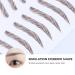 Beaupretty 4pcs Hair-like Eyebrow Stickers | Waterproof Transfers for Natural-looking Brows (Brown 1) - Women Men - Buy Online on GoSupps.com