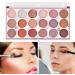 Matte Eye Shadow Palette 18 Colors Matte Eye Shadow Waterproof Durable Palette Make Up Eye Shadows Cosmetics Gift for Girls Fovolat - Buy Online on GoSupps.com