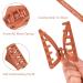 12 Pack Medium Hair Claw Clips for Women - Matte Color French Claw Clips - Non-slip Strong Hold Hair Clamps - 3.3 Triangle Jaw Clips - Ideal for Thin and Thick Hair - Buy Online on GoSupps.com