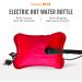 Happy Heat Rechargeable Electric Water Heating Bag - Hot Compress Pad for Cramps & Sore Muscles - Indoor/Outdoor Use - 10x7x4.75 - Red - Buy Online on GoSupps.com