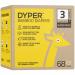 DYPER Bamboo Baby Diapers Size 3 | Natural Honest Ingredients | Cloth Alternative | Day & Overnight | Plant-Based + Eco-Friendly | Hypoallergenic for Sensitive Newborn Skin | Unscented - 68 Count Size 3 (68 Count)