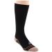 Pro-Tect Unisex Diabetic Copper Compression Over The Calf Socks (1 Pair) Made in the USA X-Large Black
