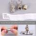 Pack of 6 Waterproof Address Tags for Dogs & Cats - Custom Pet Collar Pendants with Key Ring - Buy Online on GoSupps.com