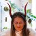Kichvoe Halloween Horns Headband Sheep Horn Hair Hoop Devil Demon Horns Cosplay Fancy Dress Photo Props Hair Accessory Christmas Halloween Decoration - Buy Online on GoSupps.com