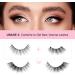 Glowingwin Half Lashes: Cat Eye False Eyelashes, Natural Look, 10 Pairs Corner Lashes, Handmade Reusable Mink Fluffy Lashes - Clear Band Half Lashes-09 - Buy Online on GoSupps.com