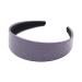 QinGoo Wide Leather PU Headband Purple Hairband Women Headbands Hairband Ladies Headdress Hair Accessories 1pc(Purple)