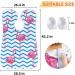Beard Bib Apron for Men | Waterproof Hair Catcher & Grooming Cloth - Flamingo Print - Buy Online on GoSupps.com