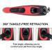 MoYouno Retractable Dog Leash with Poop Bag Holder | Heavy Duty Durable & Extendable Ideal for Training & Walking | Red - Buy Online on GoSupps.com