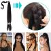 Braids Synthetic Hair Texture Hair Extensions Dark Brown Long Ponytail Braids Pre-stretched Braiding Hair Extensions for Crochet Twist Braiding Hair - Buy Online on GoSupps.com