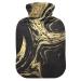 Black Gold Marble Texture Heat bottle with cover Heat bottles for pain relief heating bags heating bottles for period cramps 2l