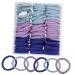 minkissy 4 Boxes Kids Hair Accessories for Girls Elastic Hairband Hair Jewels for Women Curly Hair Scrunchies Seamless Ponytail Holders Hair Ties Nylon Rubber Band Miss No Trace