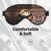 SSIMOO Heart Coffee Print Eye Mask - Double-Sided Soft Light Blocking - Enhance Sleep Quality - Buy Online on GoSupps.com