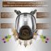 Reusable full face mask with activated carbon air filter for protection from gases dust spray paint welding chemicals and other work - Buy Online on GoSupps.com