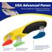 Updated Sport Insoles with Medium Arch Support | Shock Absorption for Plantar Fasciitis Relief | Orthotic Inserts for Men & Women | Breathable Non-Slip Design - Buy Online on GoSupps.com