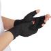 DISUPPO Arthritis Gloves for Women and Men - Pain Relief for Rheumatoid RSI, Carpal Tunnel, Joints - Fingerless Compression Gloves for Daily Work - Black Medium - 1 Pack - Buy Online on GoSupps.com