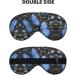SSIMOO Blue Butterflies Sleep Mask - Adjustable Breathable & Fashionable Eye Mask for Comfortable Sleep - International Shipping Available - Buy Online on GoSupps.com