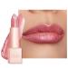 Oulac Moisture shine lipstick pink shimmering with shiny surface creamy texture lip care for moisturizing lips vegan (03) pink jewel (pg03) pink jewel