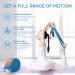 Voidbiov Cintura Yoga 1.85-2.5m | Cotone Naturale per Postura e Stretching - Blauer See 250cm - Buy Online on GoSupps.com