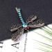 Vintage Rhinestone Dragonfly Hair Clips Set - Elegant Alloy Barrettes for Women - Buy Online on GoSupps.com