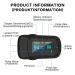 Pulse Oximeter for Finger Oxygen Measuring Device Fingertip Oximeter Measures Oxygen Saturation SpO2 Pulse Frequency Oximeter with OLED Display and Alarm Function(Black) - Buy Online on GoSupps.com