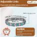 EnerCoppeX Magnetic Bracelets for Women Stainless Steel Bracelet with Effective Healing Magnets Adjustable Jewelry Gift (STB-2318) - Buy Online on GoSupps.com