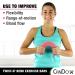 CanDo Twist-n-Bend Hand Exerciser - Red Flexible Training Stick for Finger Strength - 12 Light Resistance - Buy Online on GoSupps.com