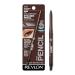 Revlon ColorStay Pencil Waterproof Eyeliner, Smudge-Proof, Eye Makeup with Built-In Sharpener, 202 Black Brown, 0.01 oz