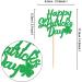 Keaziu 24 Pack Happy St. Patrick's Day Cupcake Toppers Lucky Four Leaf Shamrock Hat Cupcake Picks For Irish Festival Baby Shower Birthday Party Supplies Decoration 4 Black-12-new - Buy Online on GoSupps.com