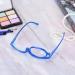 Magnify Eye Makeup Glasses Makeup Glasses Flip Up Lens Single Lens Rotating Eye Glasses Women Cosmetic Makeup Essential Tool Gafas De Maquillaje Lentes Para Maquillarse (250+Blue) - Buy Online on GoSupps.com
